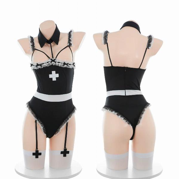 Đồ ngủ cosplay sexy y tá gợi cảm - cô y tá quyến rũ